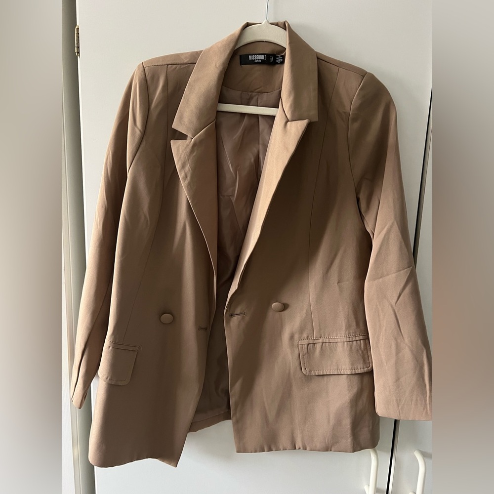 Missguided + Tan Blazer